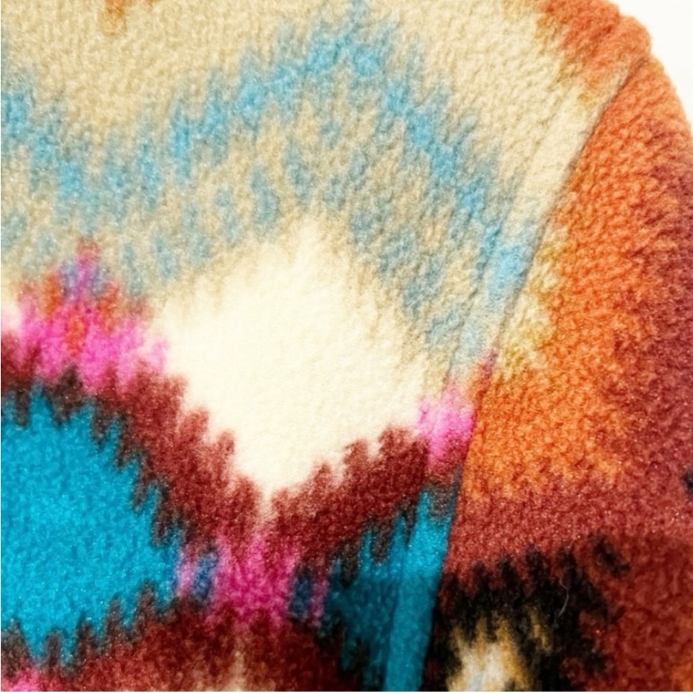 Patagonia Synchilla Snap-T “Timber Twist Cinder Red” Fleece Pullover - size M - Picture 2 of 8